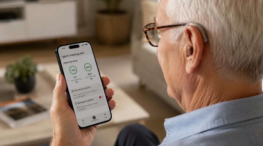 Oticon Companion App: Mehr Kontrolle über Ihr Hörerlebnis im Alltag